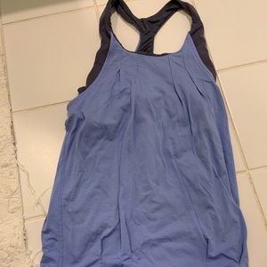 Cute blue and navy Ivivva tank top!